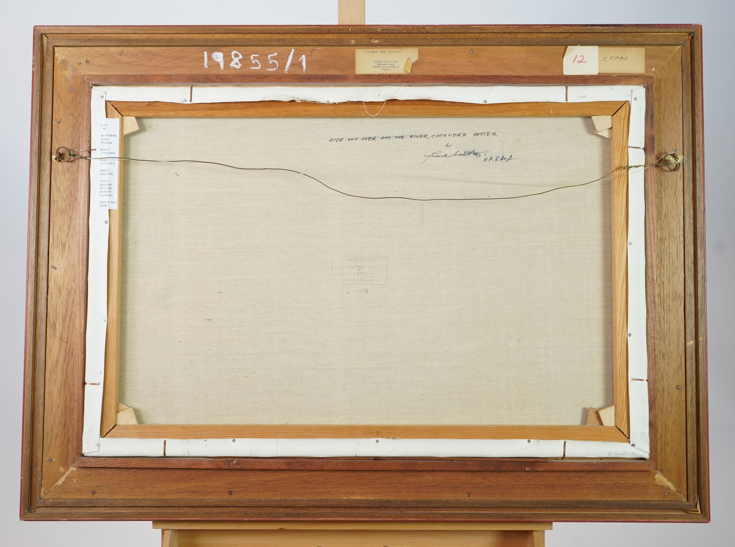 Frank Wootton, 1914-1998, 'High and Over and the River Cuckmere, Sussex'